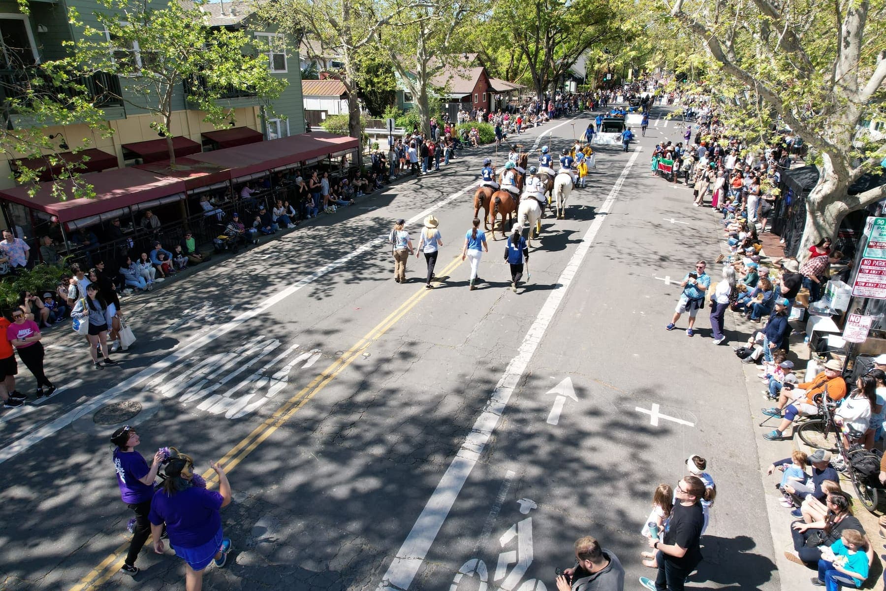 Picnic Day parade in downtown Davis, California