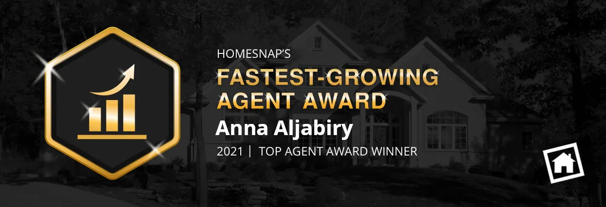 Homesnap's Fastest-Growing Agent Award — Anna Aljabiry